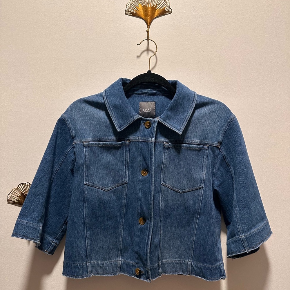 Lysse Blue Denim Cropped Jacket